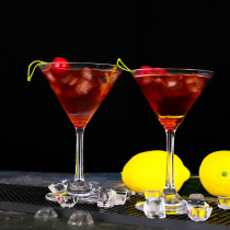 Martenney Cup Cocktail Glasses crystal glass Martigny cup triangular mug Bar wine glasses High-footed cup