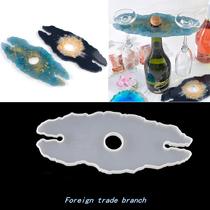 1PC Wine Rack Silicone Mold DIY Irregular Red Wine Shelf Cup