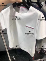 Thom Browne TB back letters Tokyo Ginza limited men and women with short sleeve round neck T-shirt