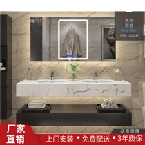 Modern simple set bathroom cabinet combination bathroom cabinet bathroom washbasin sink cabinet smart mirror cabinet customization