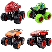 Baby bus toy car new crazy monster car four-wheel drive off-road boys and girls inertia car model