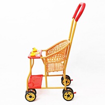  Summer cool bamboo chair toddler baby cart Baby light Easy brake Bamboo Teng Chair Little Kids Trolley push new