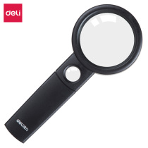 Able 9092 Old people Practical black handheld 3 times magnifying glass with auxiliary mirror Newspapers Read enlarged mirror 5 0 m m