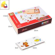 Baby Animal Number Matching card Puzzle Food chain Baby Early education 3 toddlers Children 1-2 years old Find the same toy