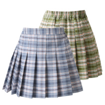 Joker Plaid a-shaped skirt girl girl autumn 2021 new high-waisted casual hip skirt ins tide