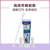 Terressee pooch toothbrush toothpaste suit with mouth odorant toothbrushing Labrador gold Tooth Calculus Beef Taste