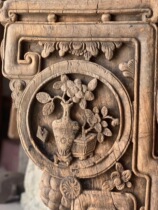 Cow leg old wood carving old flower Board old beam plate old cow leg old beam old cow leg old beam flower old wood generation camphor wood clear carved board