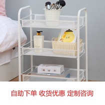 Kitchen Nip-Sewn Containing Shelf Floor Bathroom Small Cart Economy Sturdy Cosmetics Shelving snacks storage rack
