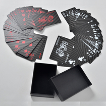 Aviation carbon fiber material playing cards creative waterproof poker bridge magic card super light portable gift