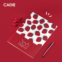 CAGIE No-age self-filling monthly schedule Schedule A4 efficiency manual Daily plan Office secretary job book Creative memo notebook Custom logo