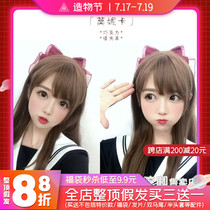Haw Harajuku soft girl Monicawith sideburns Everyday long hair Lolita Loli realistic fashion wig