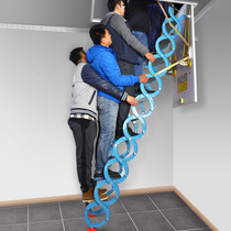 Attic lift stairs Home indoor telescopic villa Duplex Invisible lift escalator hidden roof second floor