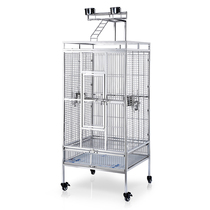 Double 11 pre-sale large parrot bird cage large 304 stainless steel luxury villa extra large parrot cage breeding cage