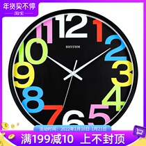 Lisheng wall clock living room Nordic Net red watch fashion creative simple modern light luxury hanging wall clock free of punching