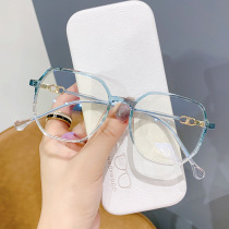 Fashion Big Box Comfort Old Flowers Mirror Women Super Light High Definition Nursing Home Old Light Glasses Female anti-Blu-ray Expresso young
