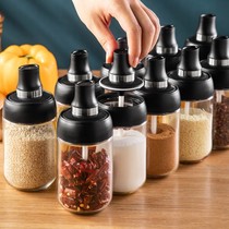 Barbecue Supplies Outdoor Cookware Portable Barbecue Spoon Cover Integrated Supplies Utensil Seasoned Flavoring Bottle Cumin