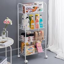 - Trolley shelf Floor storage shelf shelf Vegetable snacks Bedroom shelf Multi-layer kitchen storage