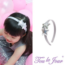 Toulejour Boutique Childrens Accessories Golden Childhood Memory Korean Star Handmade All-Bag Headband Headband