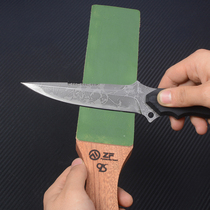 Qisheng double-sided cowhide board sharpening stone pedicure grinding kitchen knife outdoor knives professional polishing 10000 mesh