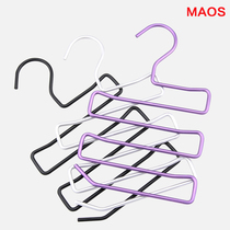 MAOS aluminum alloy towel rack multifunctional magic tie rack multi-layer rack scarf storage rack dormitory pantyhose rack