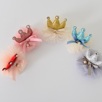 South Korea imported new childrens cute headwear hair accessories accessories baby girl performance bow Crown hairhairclip