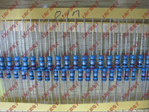 Metal film resistors 1 2W(0 5W)0 1R 0 22R 1% 100 6 yuan new may be the pen-hold