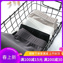 Japanese Ice Silk Underpants Woman outside wearing thin section High waist elastic tight fit large size overweight and fattening little leggings pants 90% pants