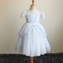 Childrens dress Princess dress baby baby baby one-year-old puffy dress girl skirt girl dress foreign girl dress summer dress