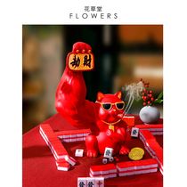 Unicorn arm lucky cat ornament Living room home Giant arm robber cat ornament Store opening housewarming new home gift