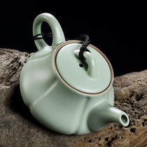 Ru Kiln Tea Tea Tea Tea Teapot Sky Green Single Pot Open Sheet Can Raise ten thousand Qingxing Ru porcelain Porcelain Kung Fu Home Tea Dag Tea Maker