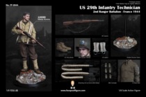 (Take order)Facebook model play FP004 1 6 World War II US Military 29 division technical non-commissioned officer France 1944 A B section