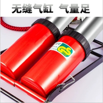 Fast hand straight for car inflator on-board inflator pump portable double bar foot stompped air pump