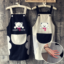 Thickened tremolo with the same mens oil-proof hood household Japanese-style rubable hand apron 2019 new waterproof female net red