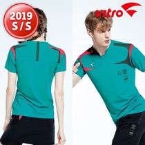 2019 Spring Summer New VITRO badminton suit men and women breathable quick-drying sweat absorption sports short sleeve T-shirt 28