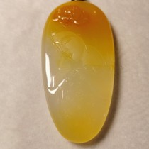 Yunnan natural yellow dragon jade pendant hand play pendant hand string bracelet ornaments