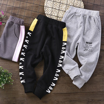 2020 new school clothes pants spring and autumn sports pants mens baby pants tide 3 Children 5 cotton 6 casual thin 8 years old