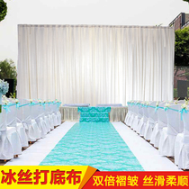  Wedding props background gauze veil bottoming gauze veil Wedding stage curtain background drapery Creative bottoming cloth man