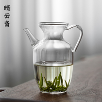 Green Tea Special Small Bubble Teapot Teapot With Filter Glass Hand Deacon Kettle Single Pot Day Style Fair Pot tea divider 320ml