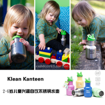  United States klean kanteen safe and healthy stainless steel infant children student nozzle drinking pot water bottle