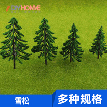 Sandbox building material DIY manual micro landscape scene garden tree model tree trunk Cedar finished tree model