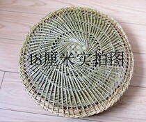 Kitchen grate mat straw steamed buns Steamed buns Steamed buns Steamed cage straw mats round non-stick dumpling rattan steamed