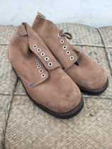 Cattle goods 1994 Shanghai Long March Leather Shoes Factory Double Shield Handmade Full Leather Rubber Outsole