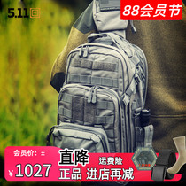 USA 5 11 shoulder bag mens and womens outdoor sports shoulder oblique cross-bag 511 large capacity military fan chest bag 56964