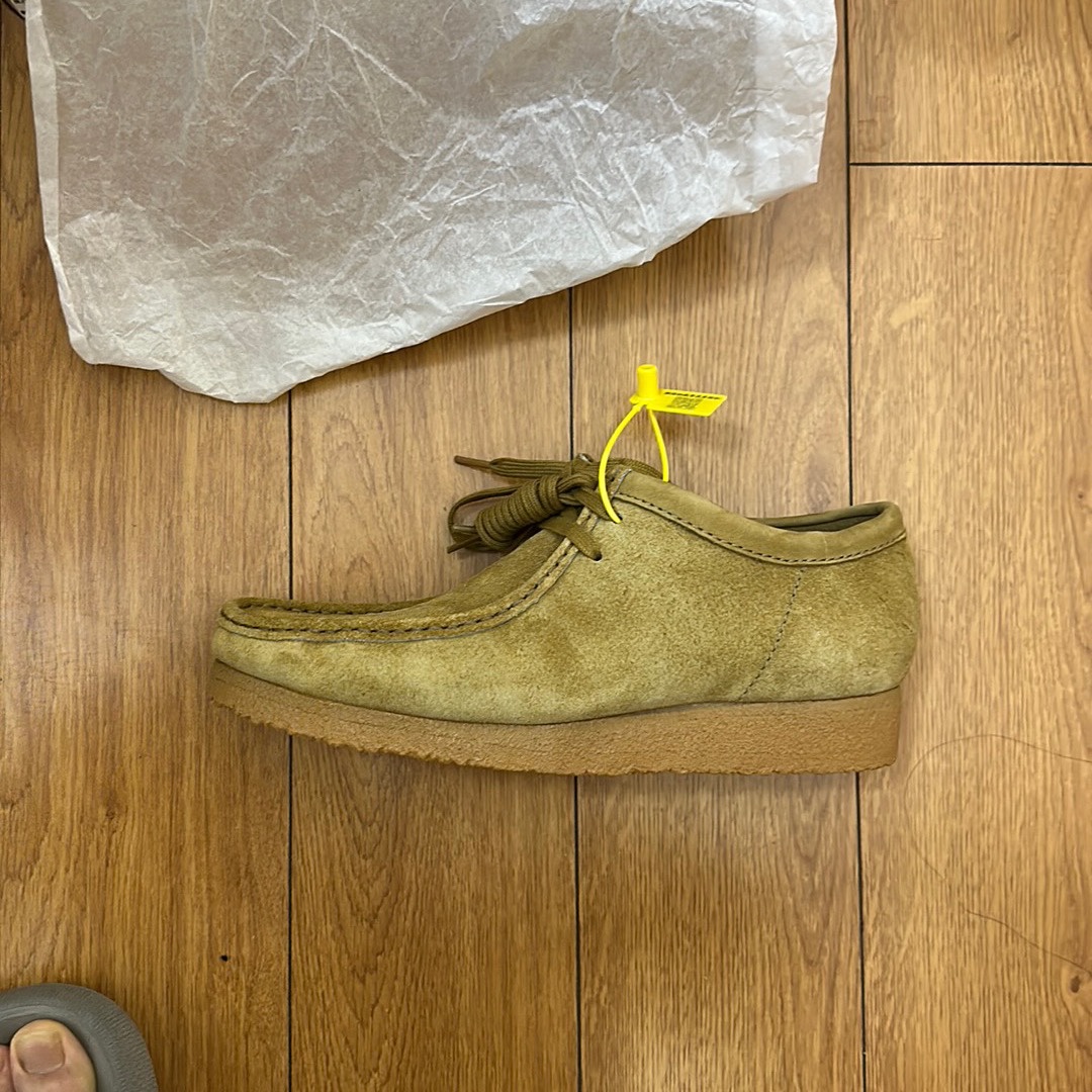 Clarks WALLABEE其乐Originals男新品工装复古潮流舒适休闲袋鼠鞋-Taobao