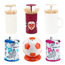 Automatic toothpick box minimalist toothpick barrel face mask high-grade toothpick bucket cotton sign box personality spoof