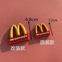 New Mercedes-Benz AMG character logo modified car logo McDonald car sticker BMW M label 3 Series 5 Series 5 series rear tail logo