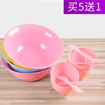 Beauty salon washbasin children baby fall resistant small washbasin multi-color lace washbasin beauty products plastic basin