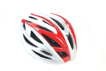 French high-end adult male and female integrated speed wheel slip helmet speed skating helmet race professional helmet 19 red white