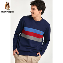 Hush Puppies Walker mens autumn and winter color mens round neck sweater knitwear) PW-28719Z