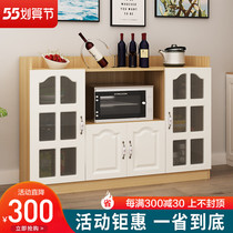 Dining Side Cabinet Kitchen Side Cabinet Light Lavish Modern Home Living Room Solid Wood Side Cabinet Leaning Against Wall Lockers Wine Cabinet Tea Cabinet Bowls Cabinet